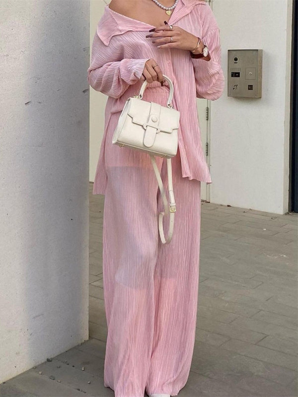 Biz Brunch | Pairable blouse & pants set