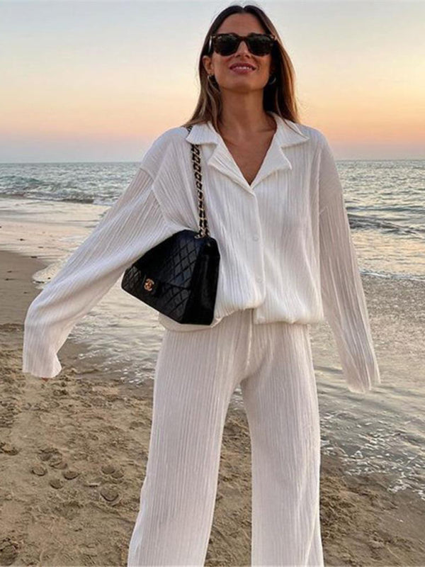 Biz Brunch | Pairable blouse & pants set