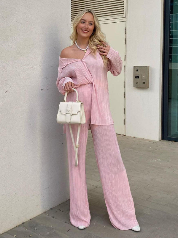 Biz Brunch | Pairable blouse & pants set