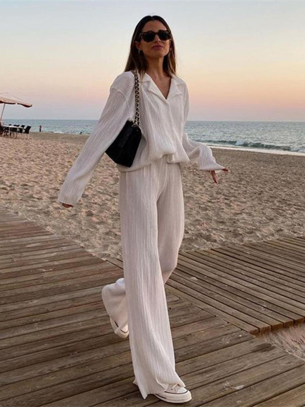 Biz Brunch | Pairable blouse & pants set