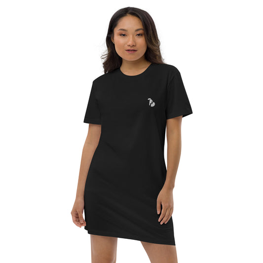 Pairable black T-shirt dress