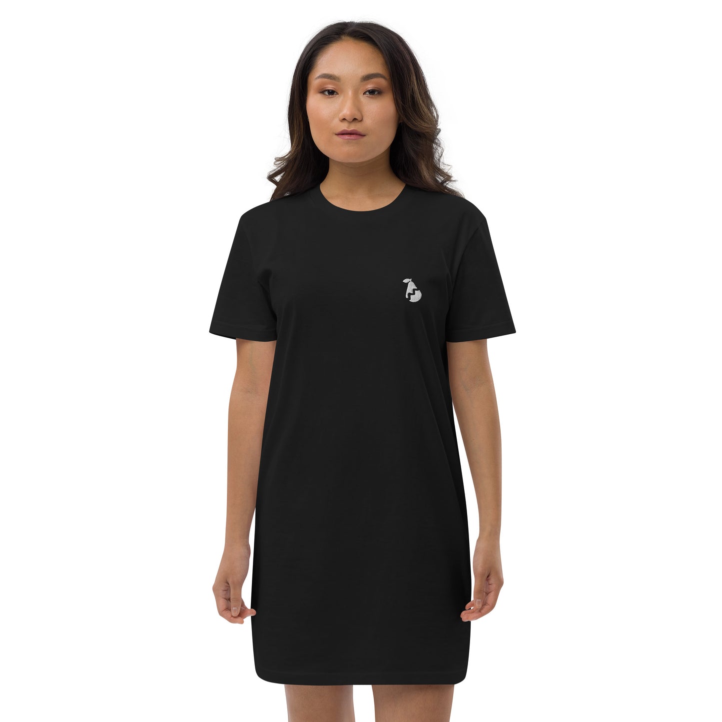 Pairable black T-shirt dress